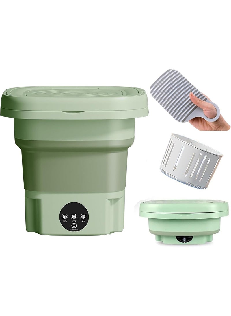 Generic Portable Foldable Mini Washing Machine – Multicolor Compact Electric Washer for Underwear, Socks & Light Clothes – Space Saving Travel Washing Machine for Home and Trips - Image 2